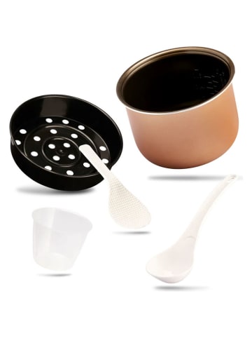 Reishunger Mini-Reiskocher in Schwarz - 600 ml