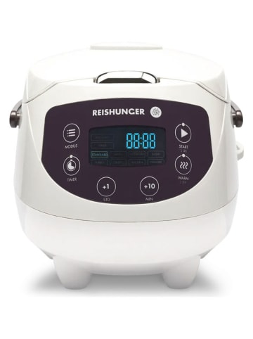 Reishunger Mini-Reiskocher in Hellgrau - 600 ml