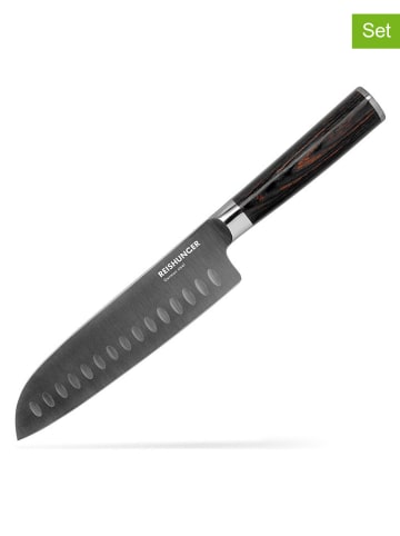 Reishunger 2er-Set: Chef-Messer in Schwarz - (H)33 cm