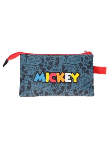 JOUMMA BAGS Piórnik w kolorze niebiesko-czerwonym - 22 x 12 x 5 cm