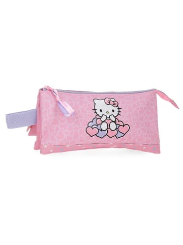 JOUMMA BAGS Piórnik w kolorze jasnoróżowym - 22 x 12 x 5 cm