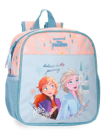 JOUMMA BAGS Rucksack in Hellblau/ Rosa - (B)21 x (H)25 x (T)10 cm