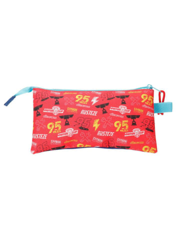 JOUMMA BAGS Etui rood/blauw - (B)22 x (H)12 x (D)5 cm