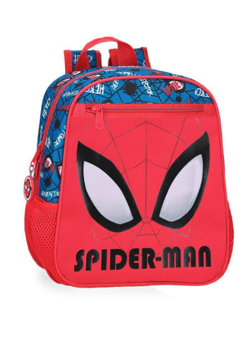 JOUMMA BAGS Rugzak rood/blauw - (B)23 x (H)28 x (D)10 cm