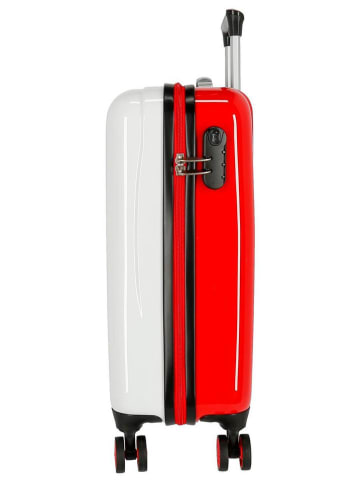 JOUMMA BAGS Hardcase trolley wit/rood - (B)38 x (H)55 x (D)20 cm