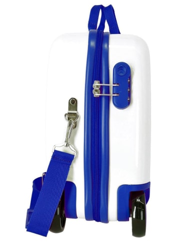 JOUMMA BAGS Hardcase-Trolley in Weiß/ Blau - (B)50 x (H)38 x (T)20 cm