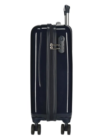 JOUMMA BAGS Hardcase-Trolley in Dunkelblau - (B)38 x (H)55 x (T)20 cm