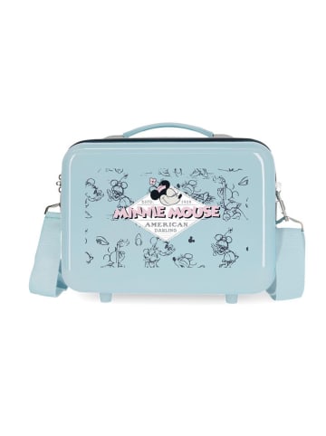 JOUMMA BAGS Beautycase lichtblauw - (B)29 x (H)21 x (D)15 cm