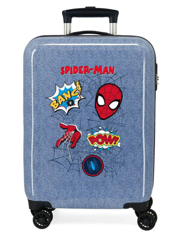 JOUMMA BAGS Hardcase trolley blauw - (B)38 x (H)55 x (D)20 cm