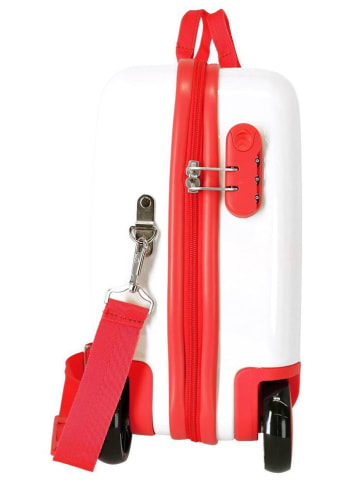 JOUMMA BAGS Walizka w kolorze biało-czerwonym - 50 x 38 x 20 cm