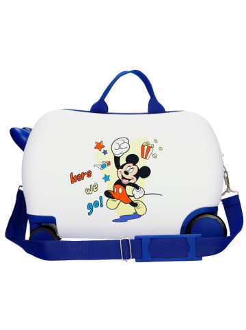 JOUMMA BAGS Hardcase-Trolley in Weiß/ Blau - (B)50 x (H)38 x (T)20 cm