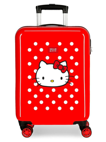 JOUMMA BAGS Walizka w kolorze czerwonym - 38 x 55 x 20 cm