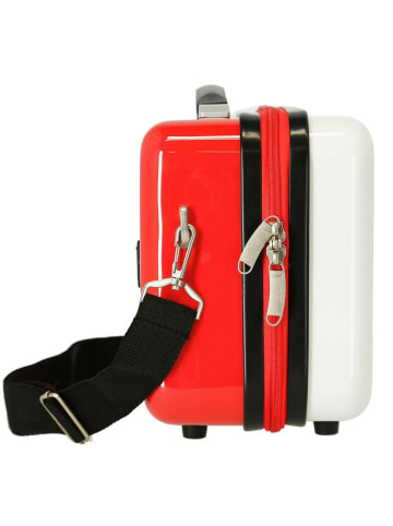 JOUMMA BAGS Beautycase in Rot/ Weiß - (B)29 x (H)21 x (T)15 cm