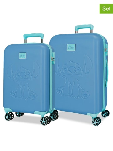 JOUMMA BAGS 2er-Set: Hardcase-Trolleys in Blau