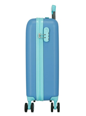 JOUMMA BAGS 2-delige set: hardcase-trolleys blauw