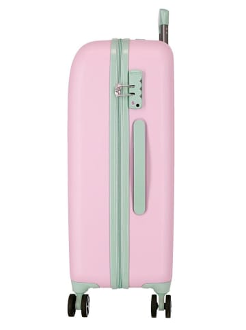 JOUMMA BAGS 2er-Set: Hardcase-Trolleys in Rosa