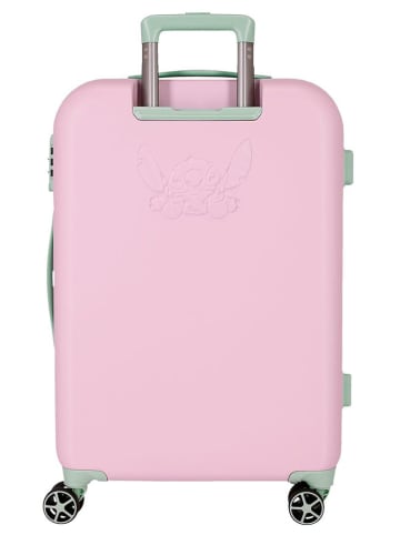 JOUMMA BAGS 2-delige set: hardcase-trolleys lichtroze