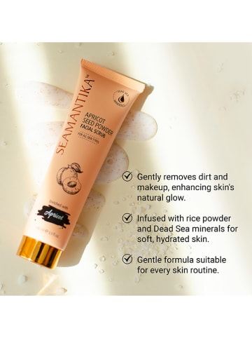 SEAMÁNTIKA Peeling do twarzy "Apricot Seed Powder - Apricot Seed" - 100 ml