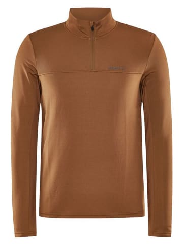 Craft Koszulka funkcyjna "Core Gain" w kolorze jasnobrązowym