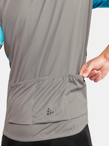 Craft Fahrradtrikot "Core Endur" in Hellblau/ Grau