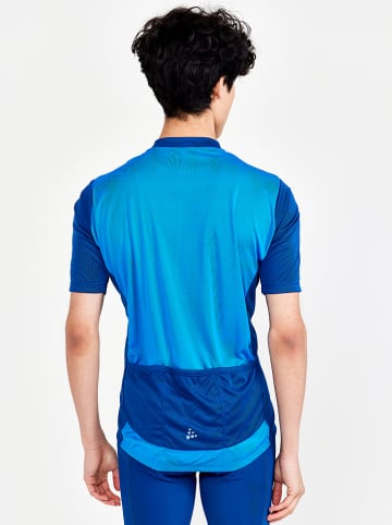 Craft Fietsshirt donkerblauw/lichtblauw