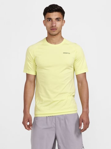 Craft Koszulka sportowa "Core Dry Active" w kolorze żółtym