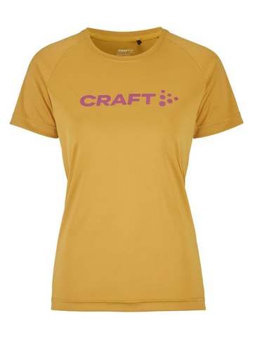 Craft Trainingsshirt "Core Essence" geel