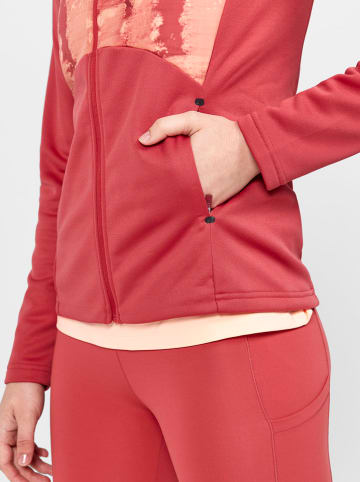 Craft Trainingsjacke in Rot/ Orange
