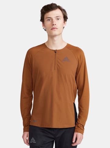 Craft Funktionslongsleeve "PRO Trail Wind" in Hellbraun