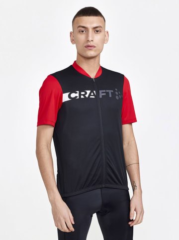 Craft Koszulka kolarska "Core Endur" w kolorze czerwono-czarnym