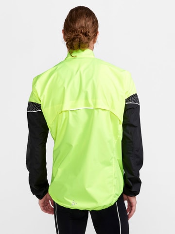 Craft Kurtka kolarska "Core Endur Lumen Hydro" w kolorze jaskrawozielonym