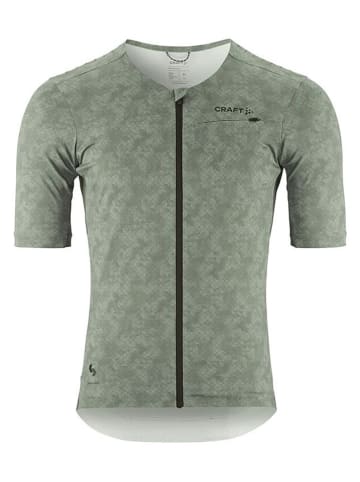 Craft Koszulka kolarska "Pro Gravel" w kolorze zielonym
