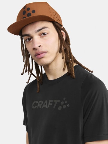 Craft Koszulka sportowa "Collective Bi-Blend" w kolorze czarnym