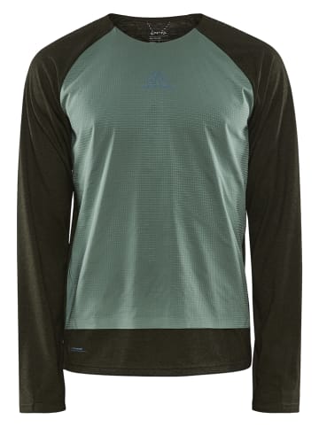 Craft Koszulka funkcyjna w kolorze oliwkowo-czarnym