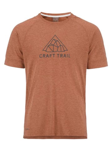 Craft Koszulka "ADV Trail Wool" w kolorze jasnobrązowym