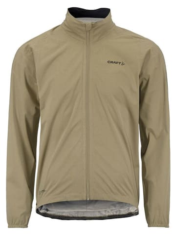 Craft Kurtka kolarska "ADV Endur Hydro" w kolorze beżowym