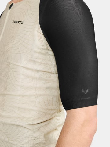 Craft Fahrradtrikot "Pro Nano" in Beige/ Schwarz