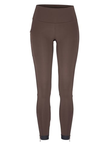 Craft Legginsy "Pro Trail" w kolorze brązowym do biegania