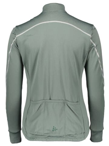 Craft Kurtka kolarska "Core Bike SubZ" w kolorze szarozielonym