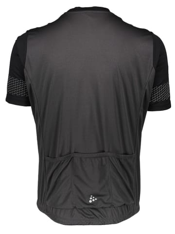 Craft Koszulka kolarska "Core Endur Lumen" w kolorze szaro-czarnym