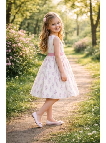 happy girls by Eisend Kleid in Creme/ Rosa