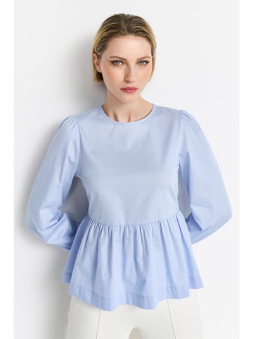 Rich & Royal Bluse in Hellblau
