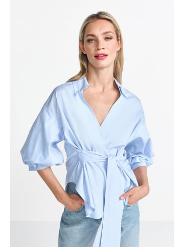 Rich & Royal Bluse in Hellblau