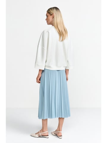 Rich & Royal Plisseerock in Hellblau