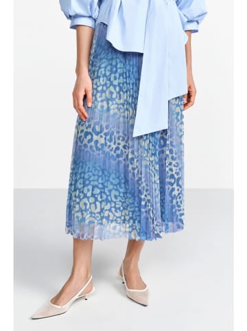 Rich & Royal Plisseerock in Blau