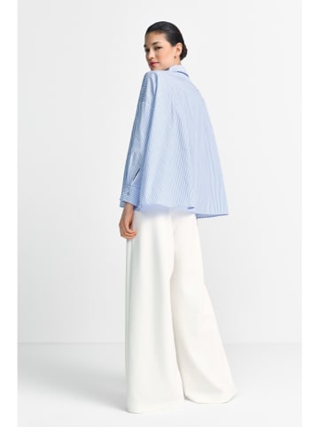 Rich & Royal Blouse lichtblauw/wit
