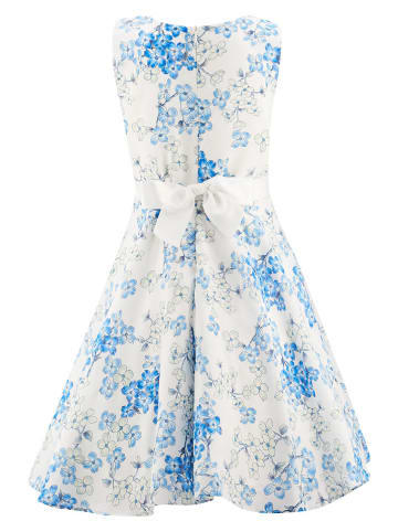 happy girls by Eisend Kleid in Weiß/ Blau