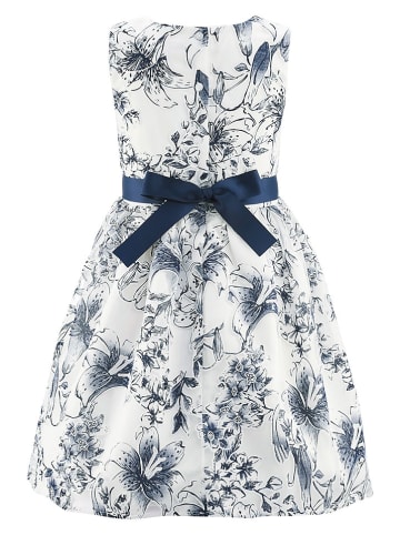 happy girls by Eisend Jurk wit/donkerblauw