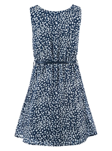 happy girls by Eisend Jurk donkerblauw/wit