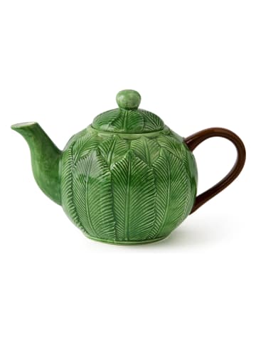 Trendy Kitchen by EXCÉLSA Imbryk "Foliage" w kolorze zielonym do herbaty - 500 ml